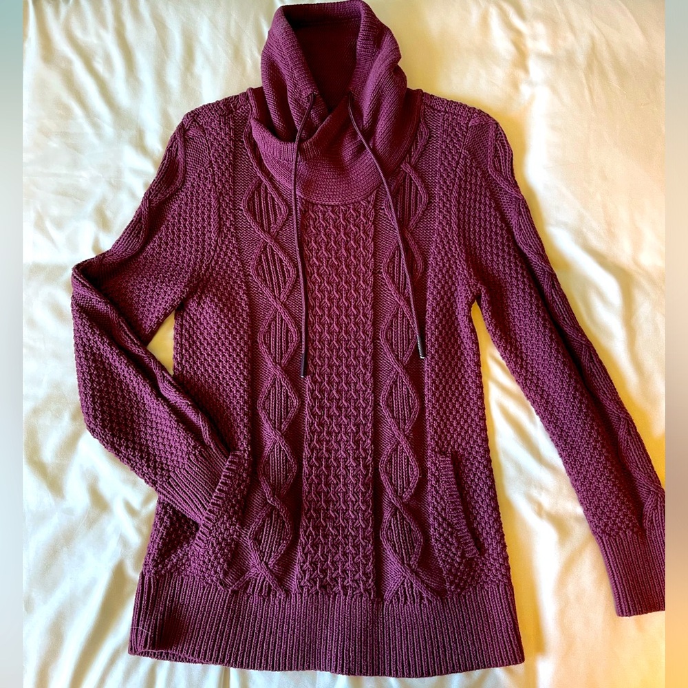 LL Bean cowl neck sweater, barely worn, excellent condition.